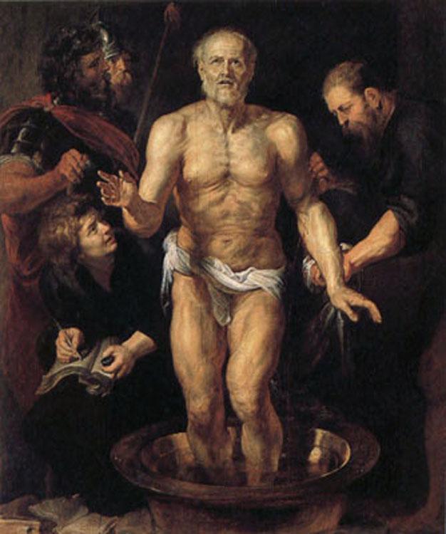 Peter Paul Rubens The Death of Seneca (mk01) Sweden oil painting art